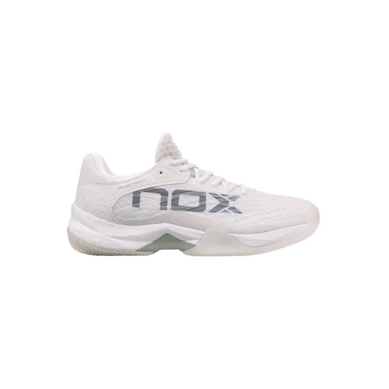 Sapatilhas de padel Nox AT10 Luxo Branco/Cinzento