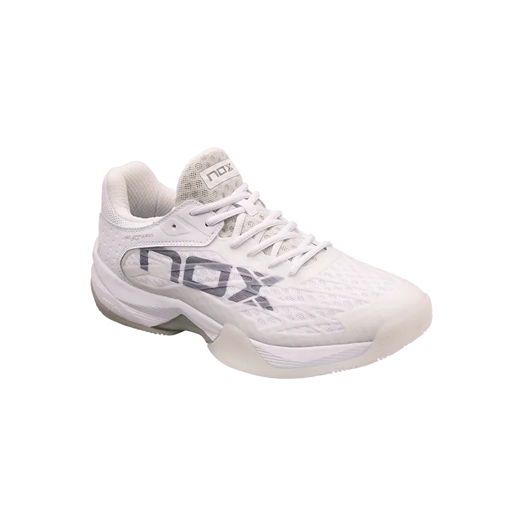 Sapatilhas de padel Nox AT10 Luxo Branco/Cinzento