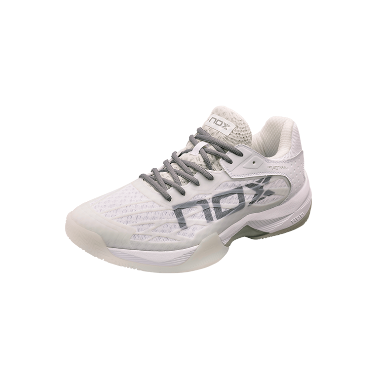 Nox AT10 White/Gray Shoes 2021 - Padel Pro Shop