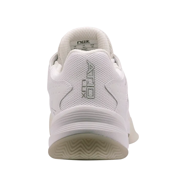 Sapatilhas de padel Nox AT10 Luxo Branco/Cinzento