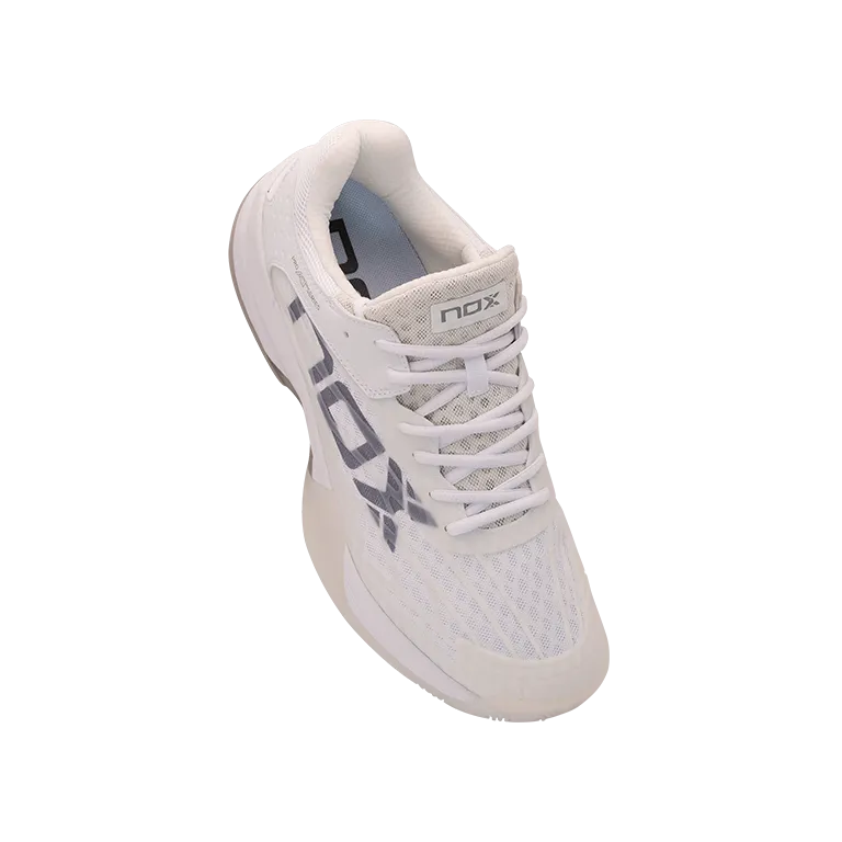 Sapatilhas de padel Nox AT10 Luxo Branco/Cinzento