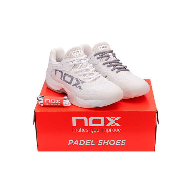 Zapatillas NOX AT10 Blanco/Gris 2021