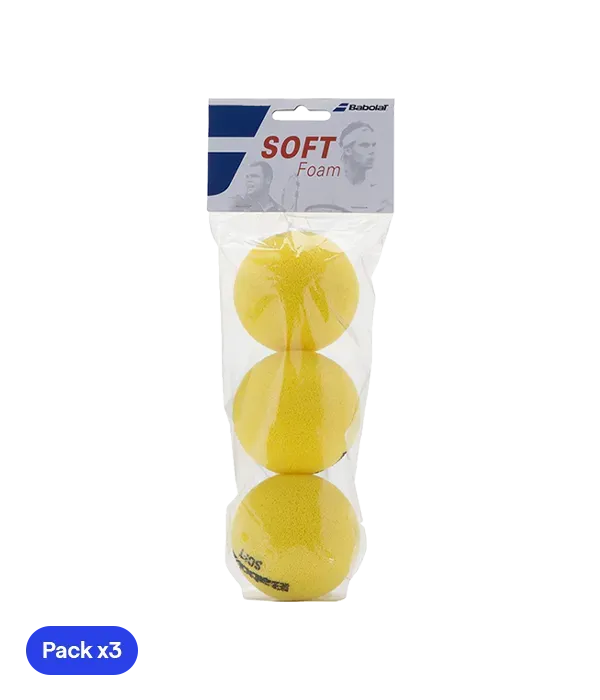 Pelota Babolat Soft Foam (Pack x3)