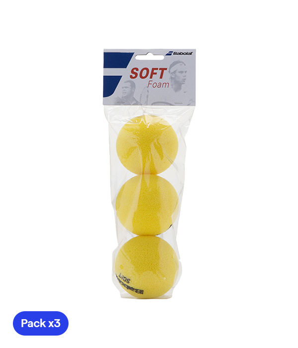 Pelota Babolat Soft Foam (Pack x3)