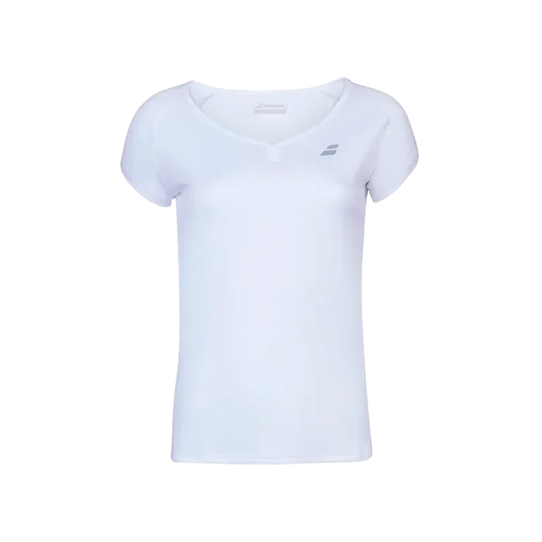 Camiseta Babolat Cap Sleeve Top Women Blanco