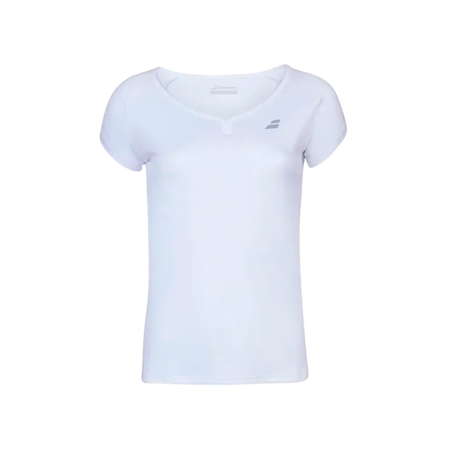 Camiseta Babolat Cap Sleeve Top Women Blanco