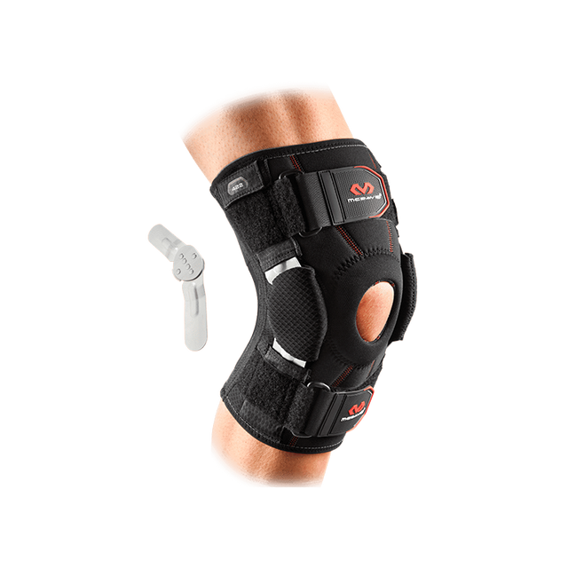 Mc David knee brace with double disc hinges