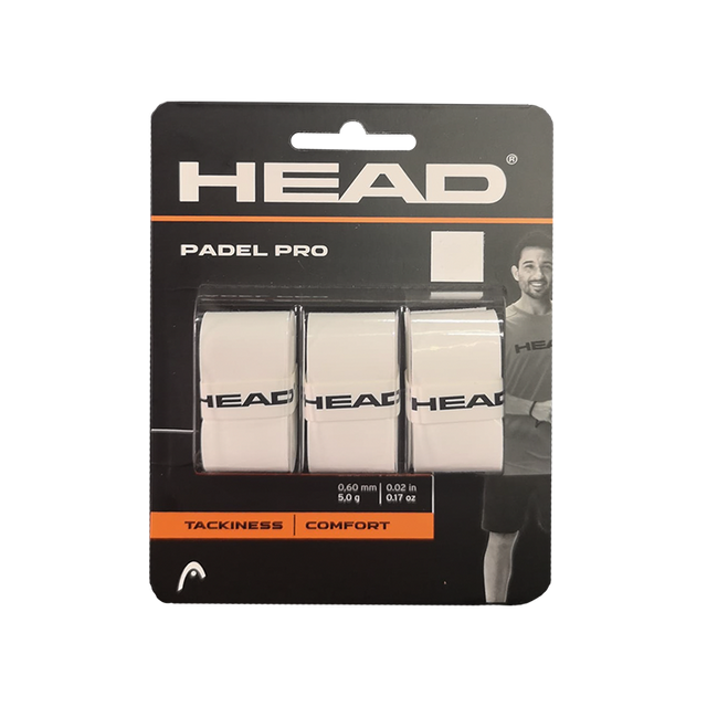 Overgrip Head Padel Pro (Pack x 3) White