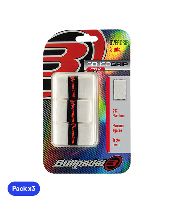 Overgrips Bullpadel GB-1603 Blanco (Pack x3)