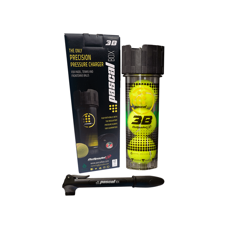 Pascal Box 4B - precision inflation system for tennis balls and