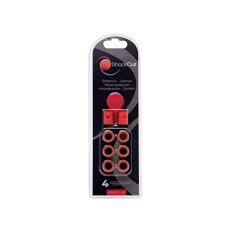 Antivibrador Shock Out Vermelho