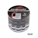Tambor Overgrips Bullpadel GB1201 Perforados Negro/Blanco (x50)
