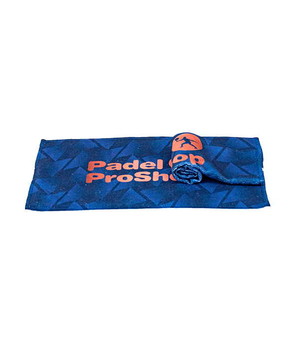 Piccola asciugamano PPS (49x30 cm) blu/rame