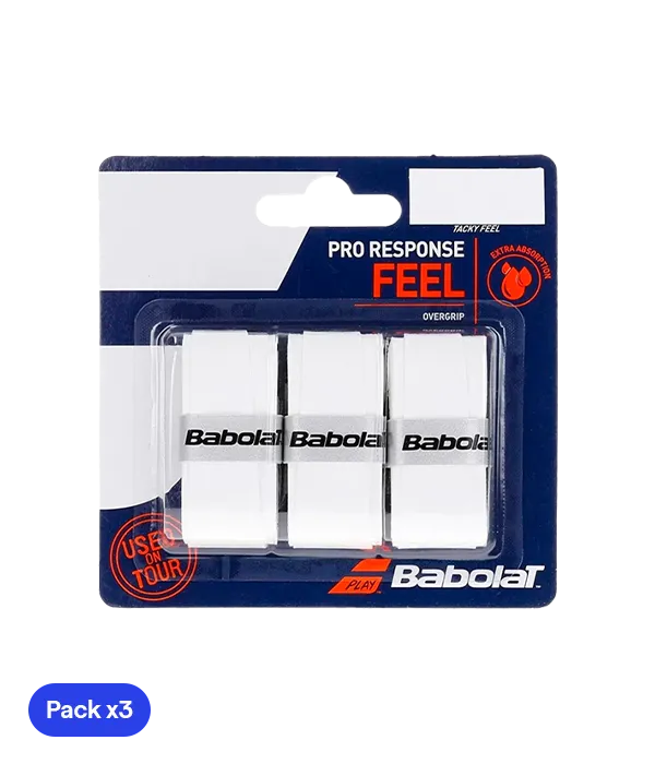 Overgrips Babolat Pro Response Blanco (Pack x3)