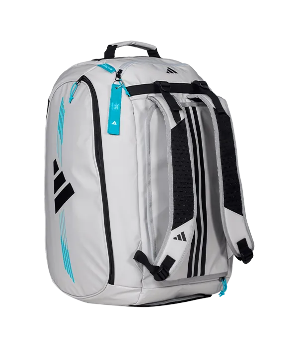 Paletero Adidas Protour Blanco/Azul Martita Ortega 3.4 2025