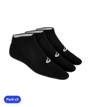 Calcetines Asics Lightweight Ped Negro (Pack x 3)