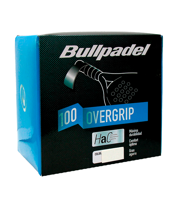 Bullpadel overgrip drum 100 unità bianche