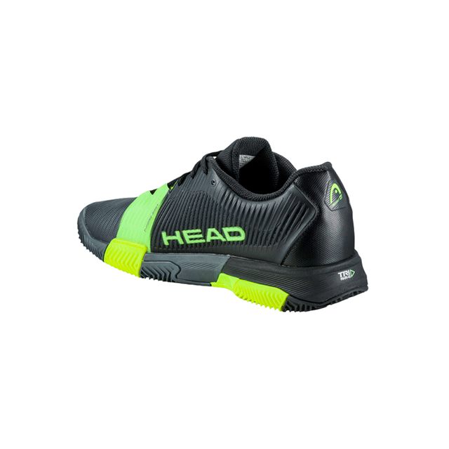 Head Revolt Pro 4.0 Clay Black/Green Sneakers