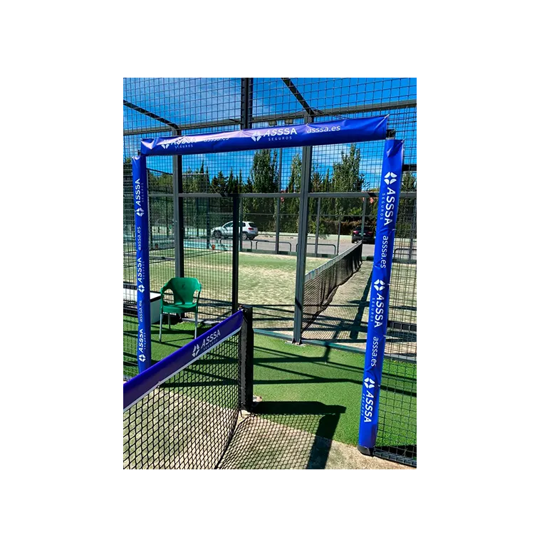 Protection personnalisée d'entrée sur le terrain de padel