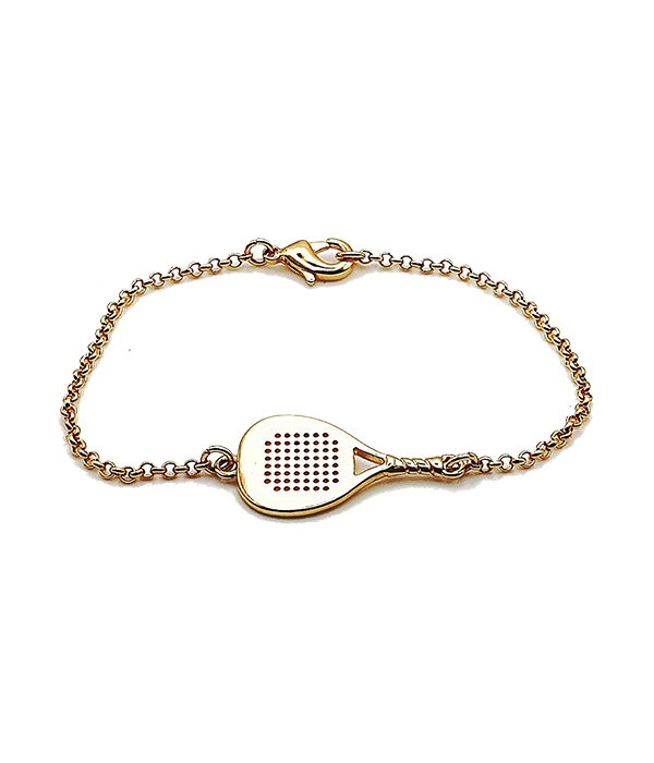 Diamond Padel bracelet in Gold