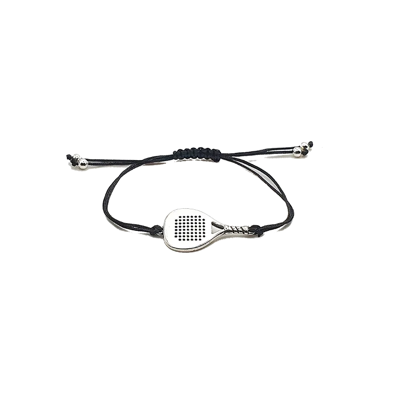 Pulsera VdP Macramé Pala en Plata