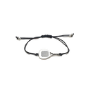 Pulsera VdP Macramé Pala en Plata