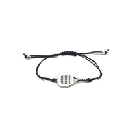 Pulsera VdP Macramé Pala en Plata