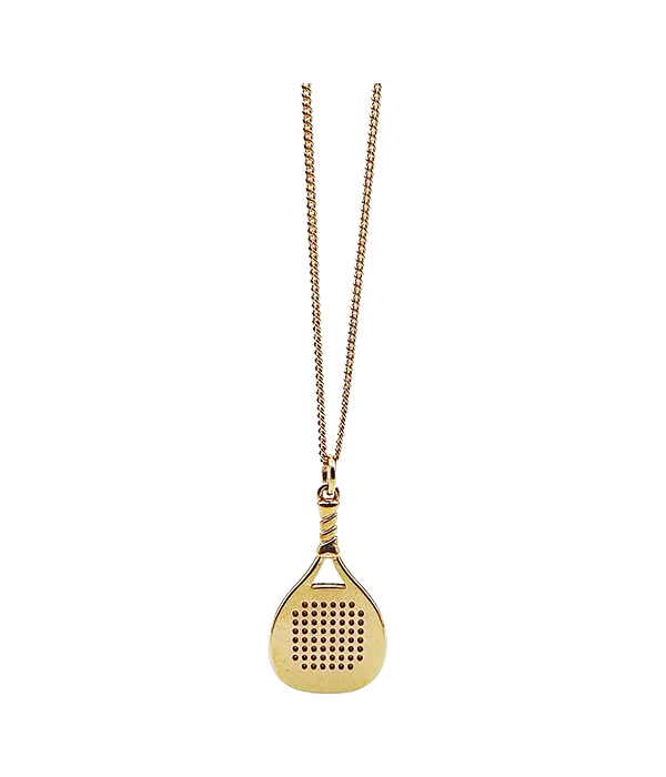 Pendente VdP Raquete de padel em ouro