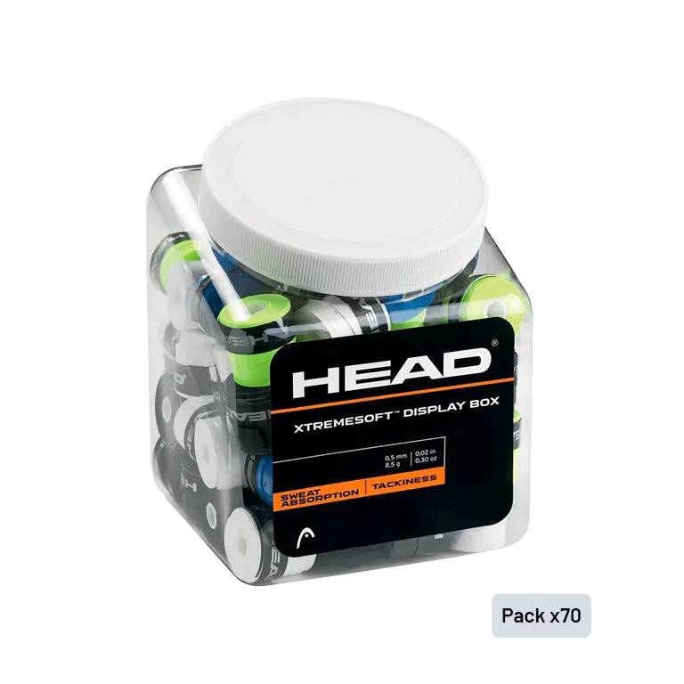Overgrips de bateria Head Tela XtremeSoft multicolorida (x70)