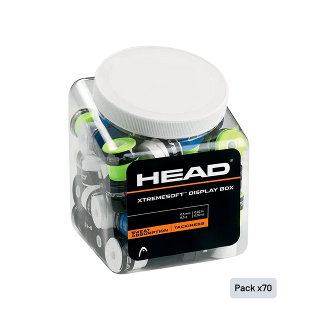 Tambor Overgrips HEAD XtremeSoft Display Multiccolor (x70)