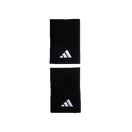 Muñequeras Adidas Largas Negro Logo Pequeño 2025 (Pack x2)
