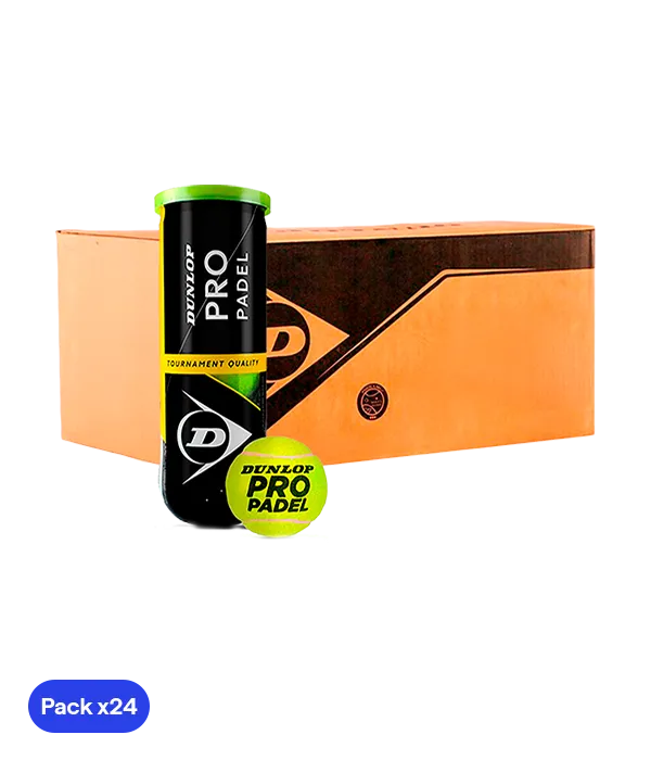Cajón Pelotas Dunlop Pro Padel (Pack x24)