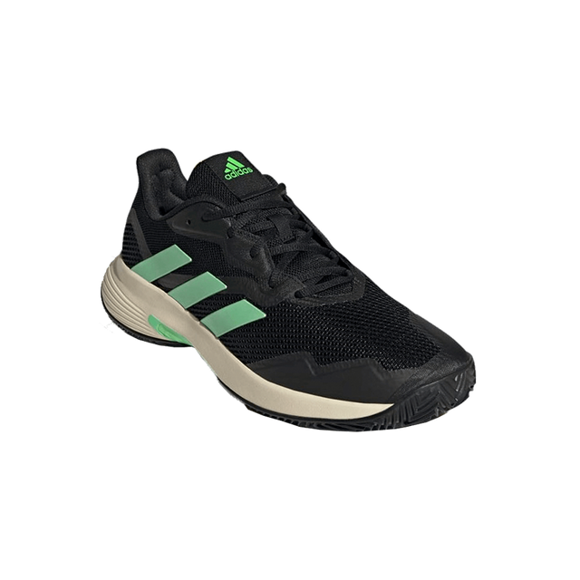 Adidas CourtJam Control Clay Shoes Black/Green