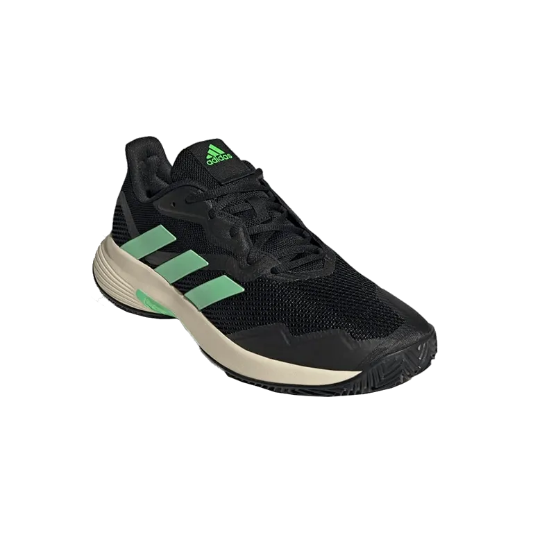 Zapatillas Adidas CourtJam Control Clay Negras/Verde