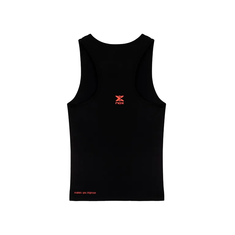 Maglietta Bretelle Nox Team Fit Women Nero