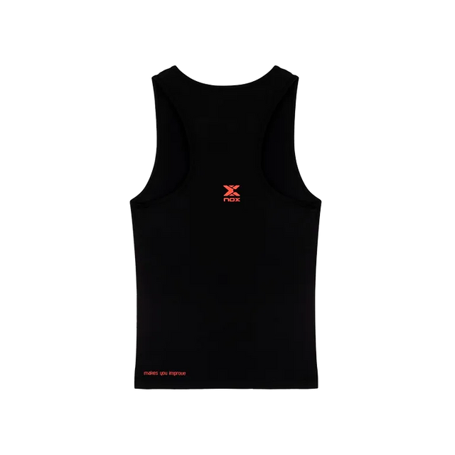 Camiseta Tirantes NOX Team Fit Women Negro