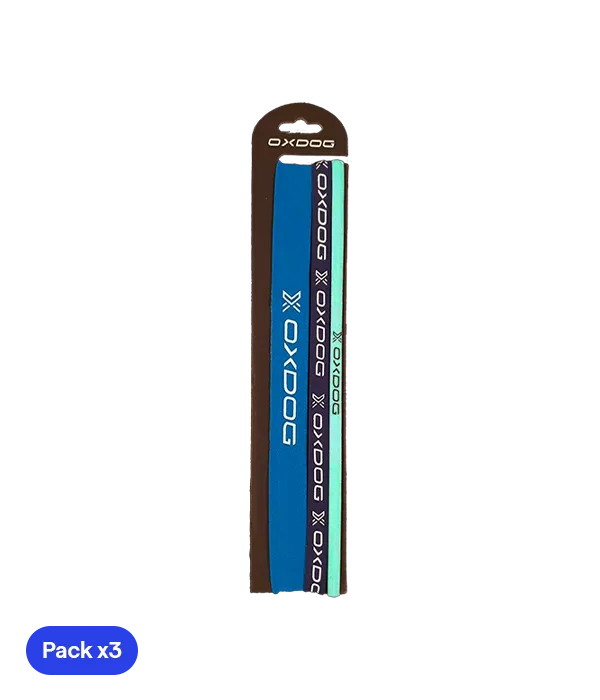 Cintas de Pelo Oxdog Azul (Pack x3)