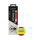 Bote de Pelotas Dunlop Stage 3 Rojo/Amarillo 2025