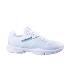 Chaussures de padel Babolat Sensa Femme Blanc/Cool Bleu 2025