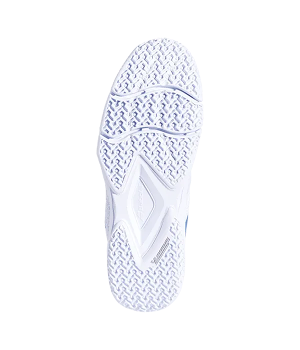 Chaussures de padel Babolat Sensa Femme Blanc/Cool Bleu 2025
