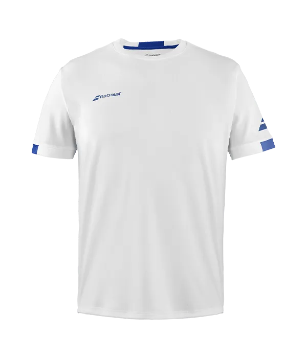 Camiseta Babolat Play Crew Neck Tee Weiß