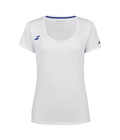 T-shirt Babolat Cap Sleeve Top Women Blanc