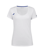 T-shirt Babolat Cap Sleeve Top Women Blanc