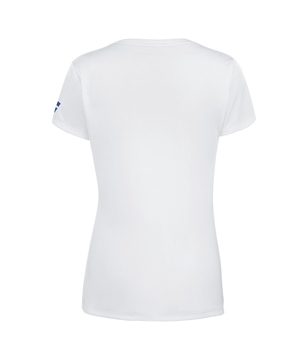 Camiseta Babolat Cap Sleeve Top Blanca 2024