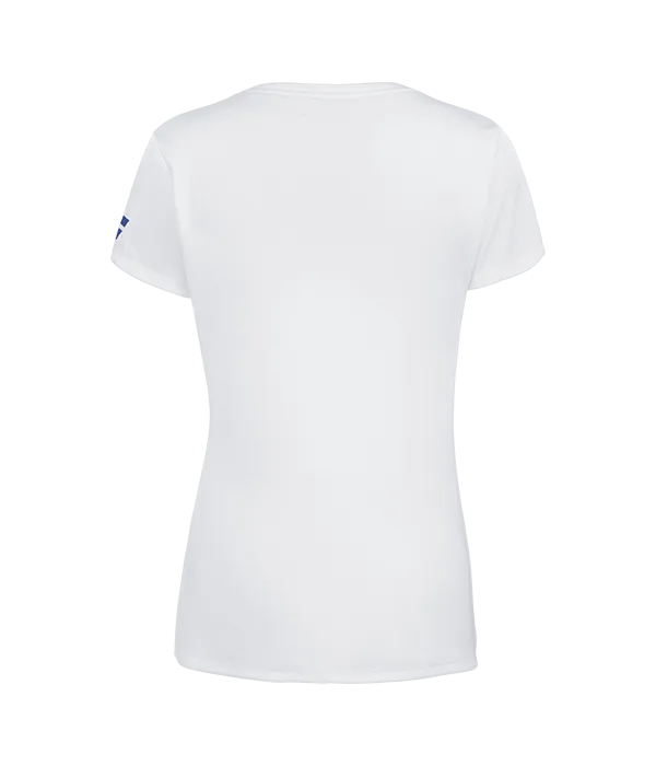 Camiseta Babolat Cap Sleeve Top Women Blanco