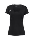 T-shirt Babolat Cap Sleeve Top Women Noir