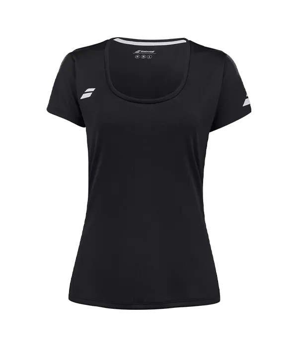 T-shirt Babolat Cap Sleeve Top Women Noir