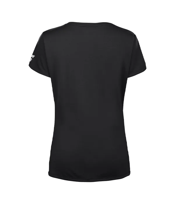 Camiseta Babolat Cap Sleeve Top Women Negro