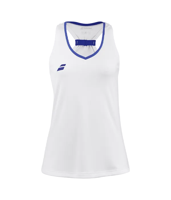 Maglietta Babolat Play Tank Top Women Bianco