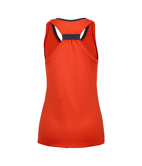 Camiseta Babolat Play Tank Top Naranja Mujer 2024